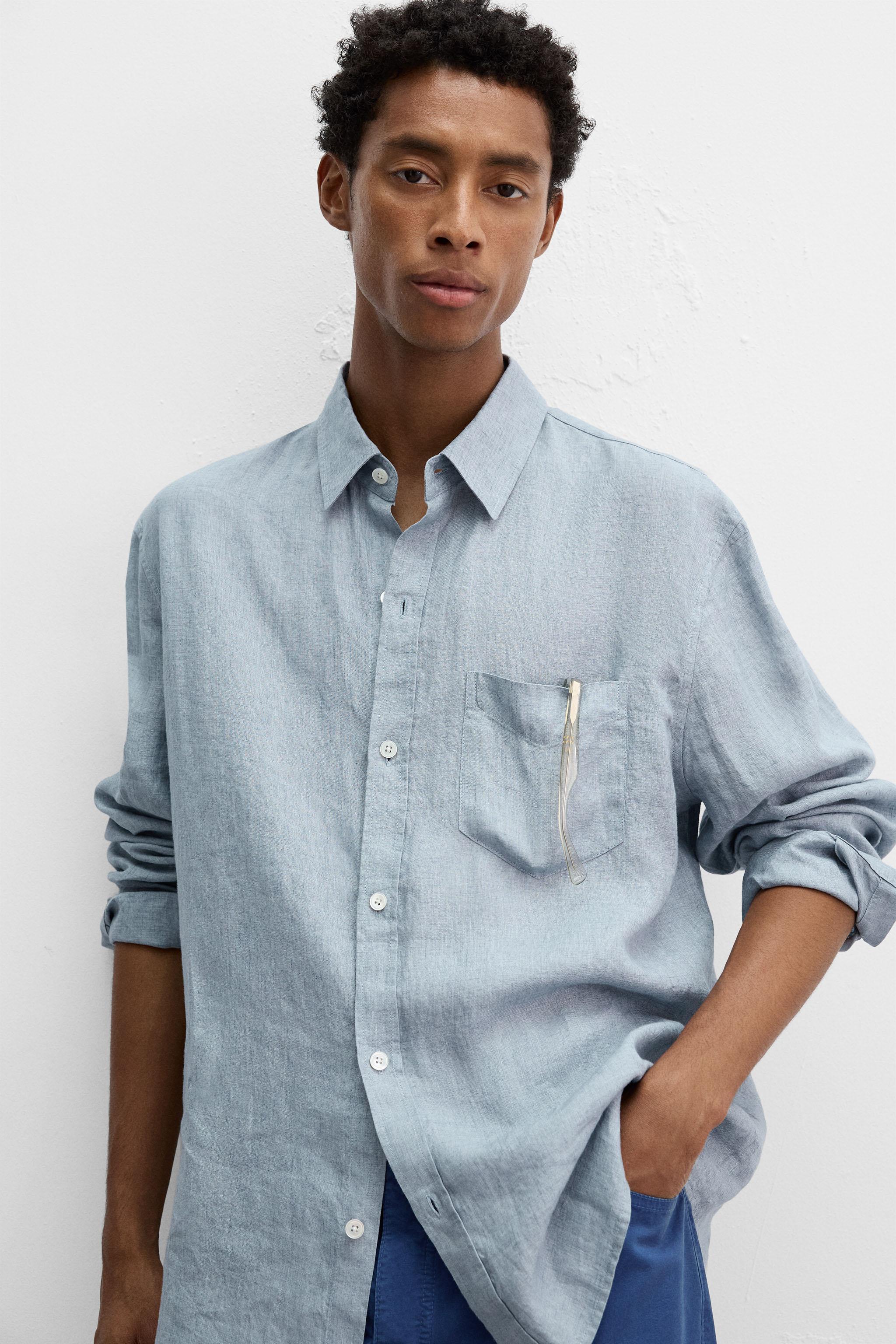 スペイン発送 ZARA コントラストジャカードシャツ カジュアル コントラストジャカードニットシャツ - レッド | ZARA Japan / 日本
