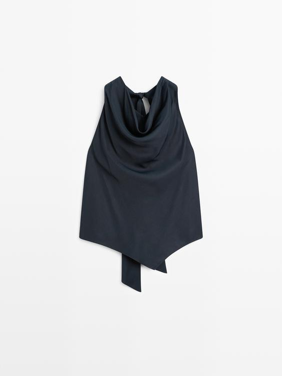 Total look cowl neck top from Zara - $160
