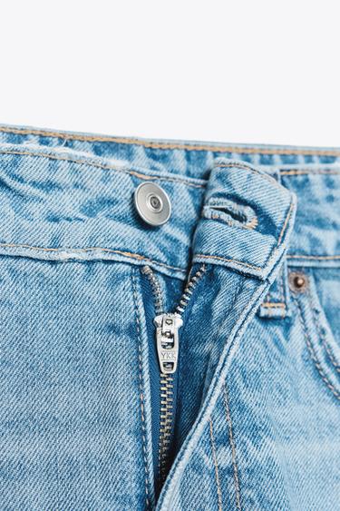 JUPE-CULOTTE EN JEAN TRF - Bleu de Zara - Image 8