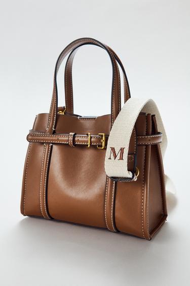 MINI TOTE BAG - Dark tan by Zara