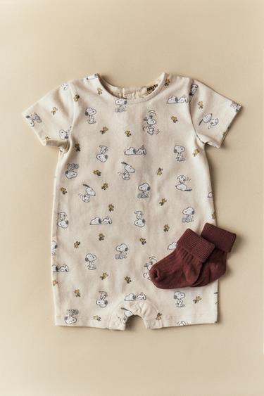 GRENOUILLÈRE COURTE ENFANT PEANUTS™ - Beige clair de Zara - Image 5