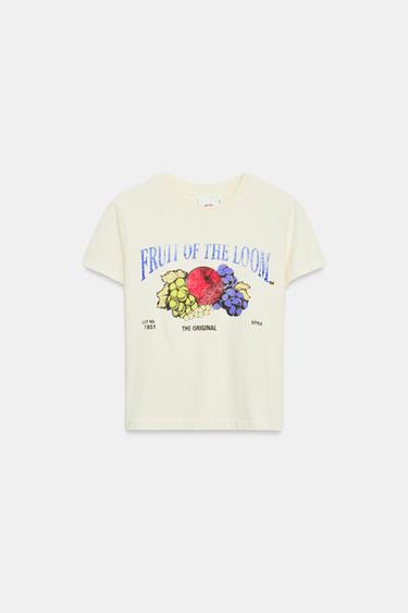 FRUIT OF THE LOOM™ SLUB T-SHIRT — Ecru 2