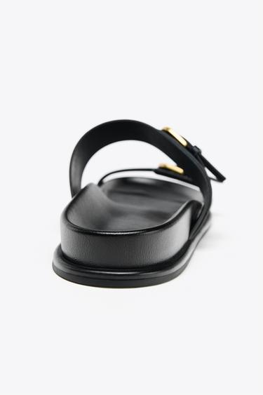 BUCKLED SANDALS - Black de Zara - Image 7