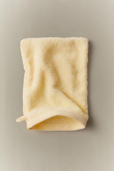 COTTON TERRY BATH MITT – Világossárga a ZARA-tól