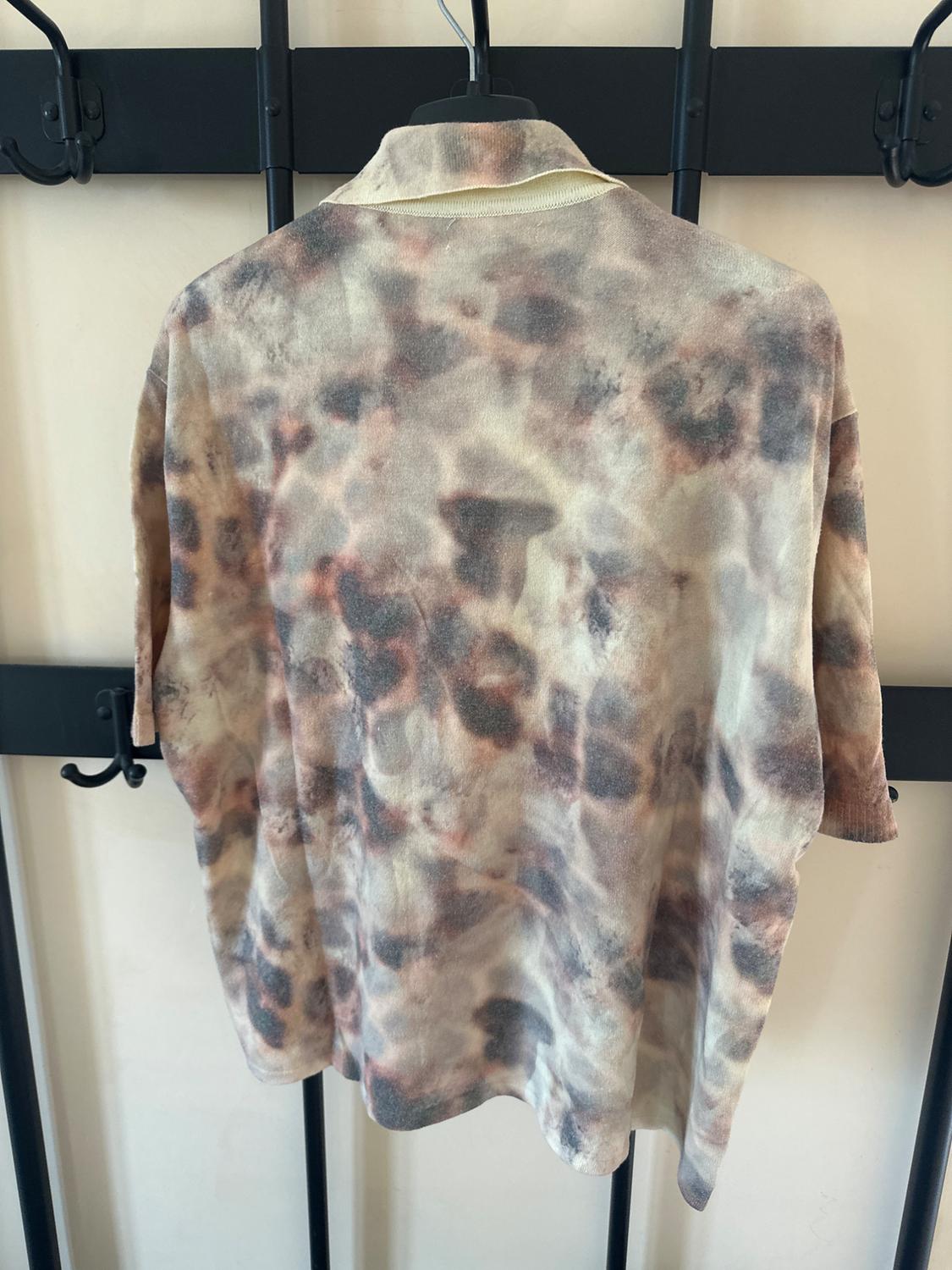 ABSTRACT PRINT KNIT SHIRT - Image 2