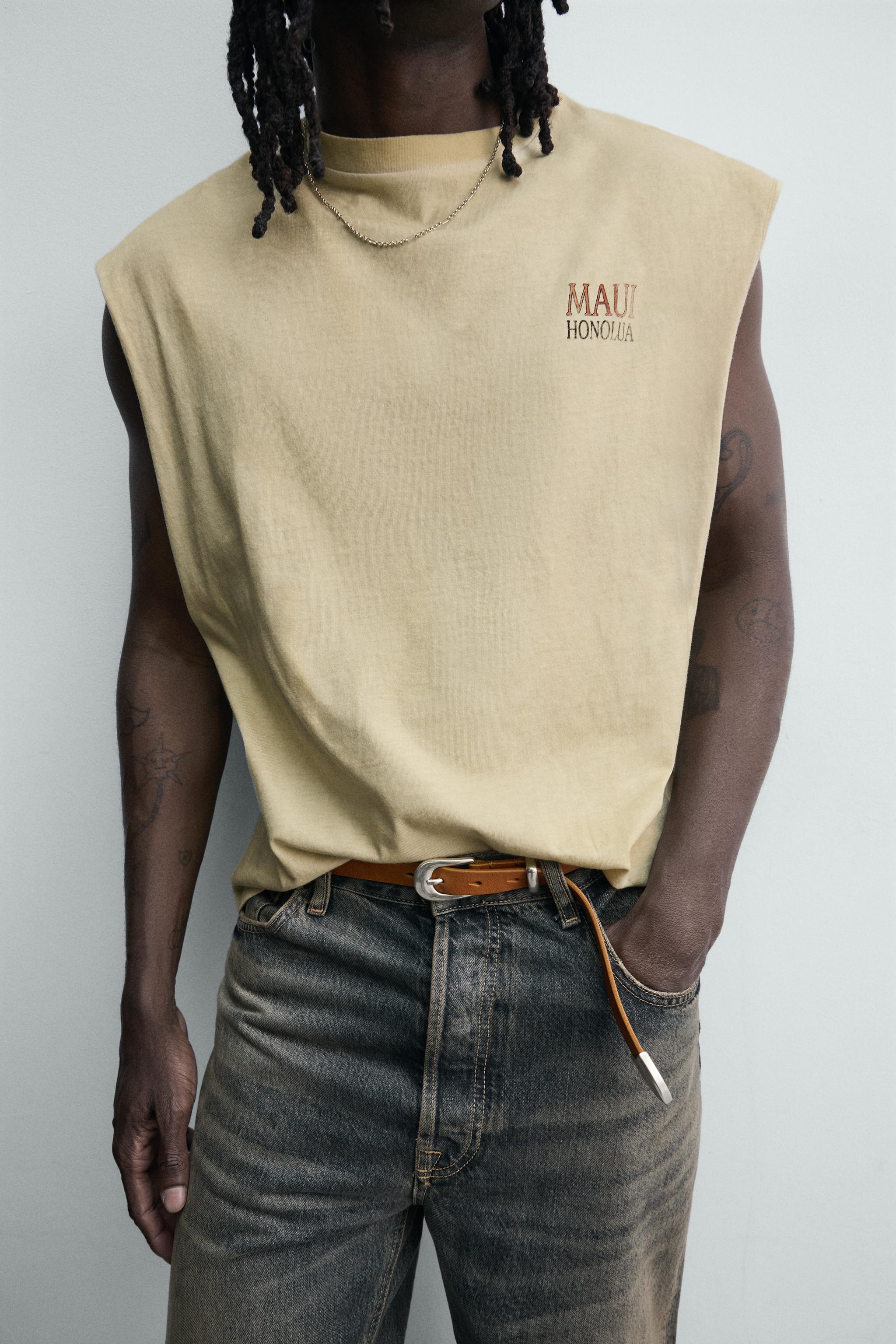 DÉBARDEUR RELAXED FIT IMPRIMÉ