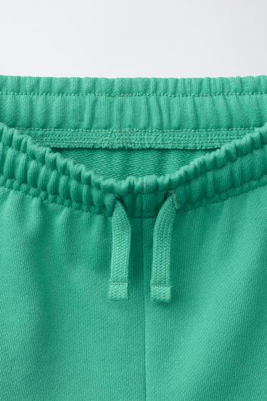 PLAIN PLUSH BERMUDA SHORTS - Duck blue by Zara - Image 2