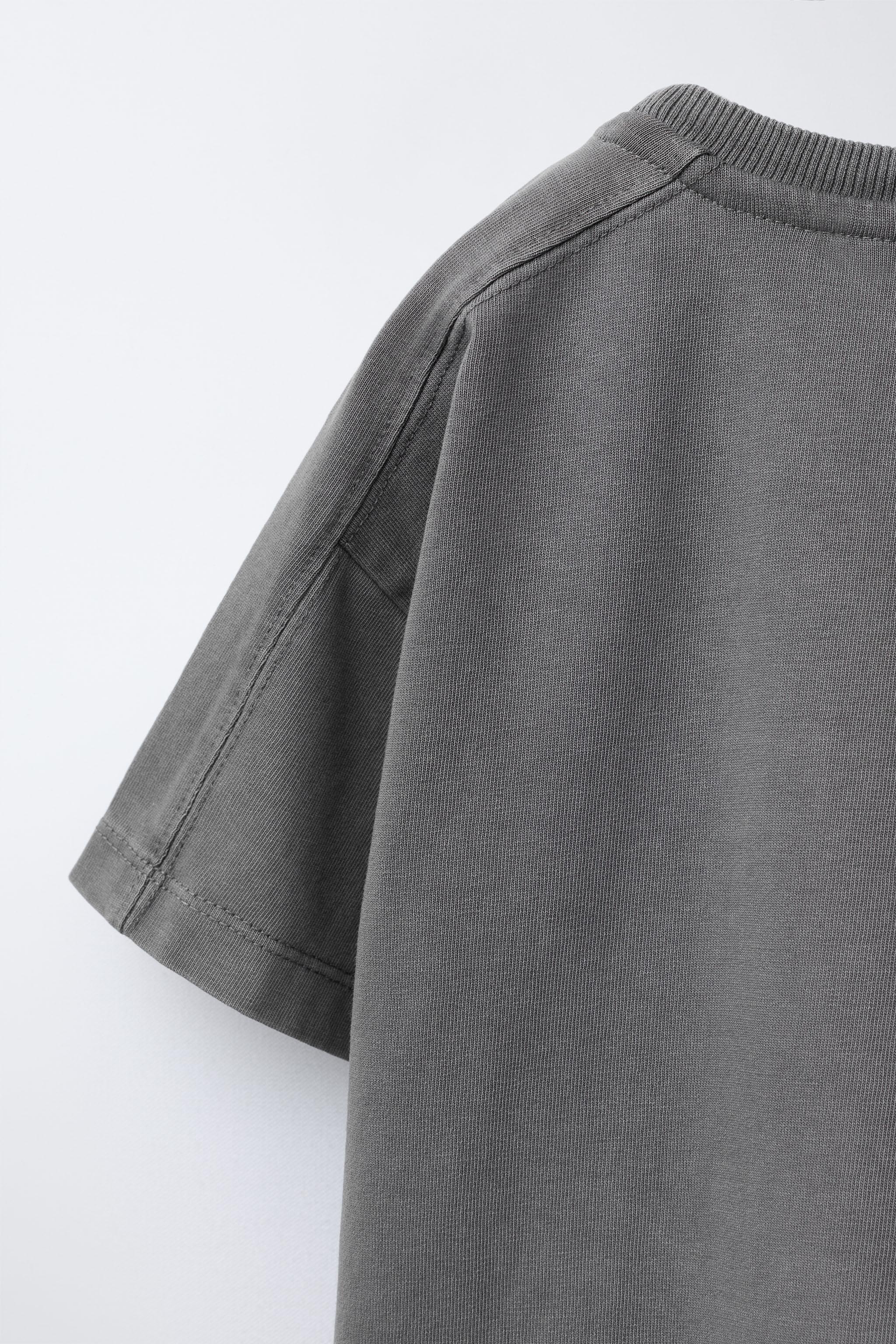 GARMENT DYE CUT-OUT T-SHIRT