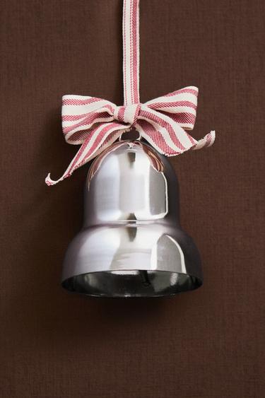 SILVER BELL CHRISTMAS TREE DECORATION - P by Zara - Image 4