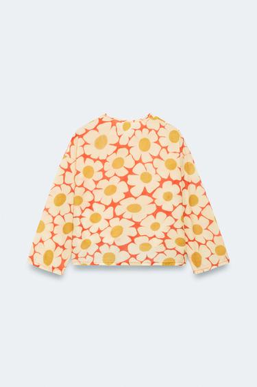 2-14 YEARS / LIMITED EDITION FLORAL SHIRT - Printed by Zara - Image 1