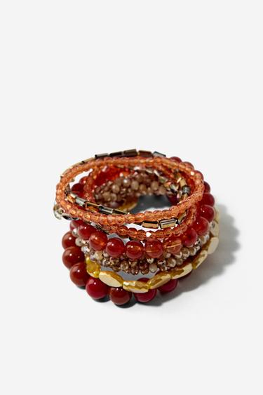 PACK PULSERAS ELÁSTICAS - Multicolor de Zara