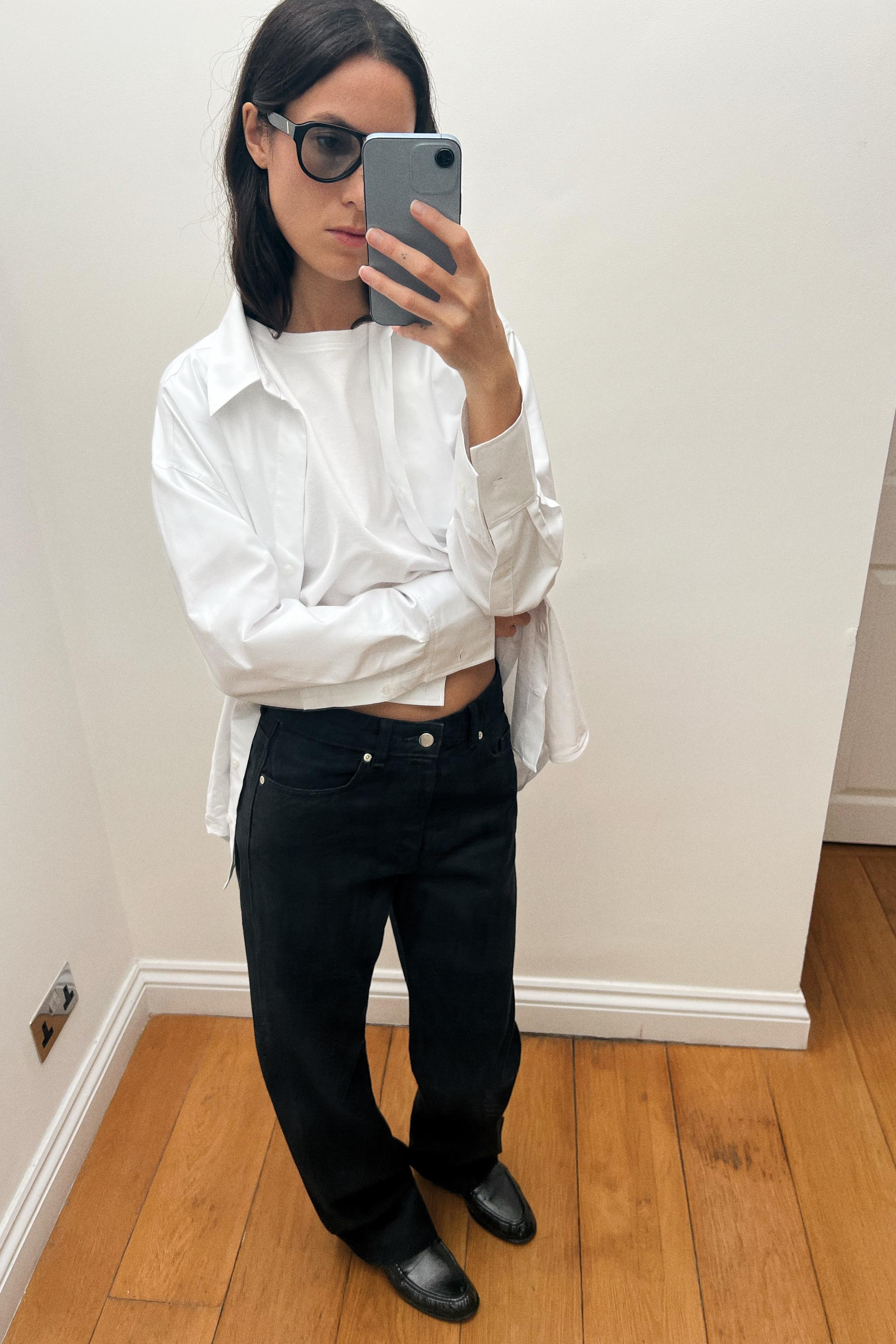 BASIC POPLIN SHIRT — White