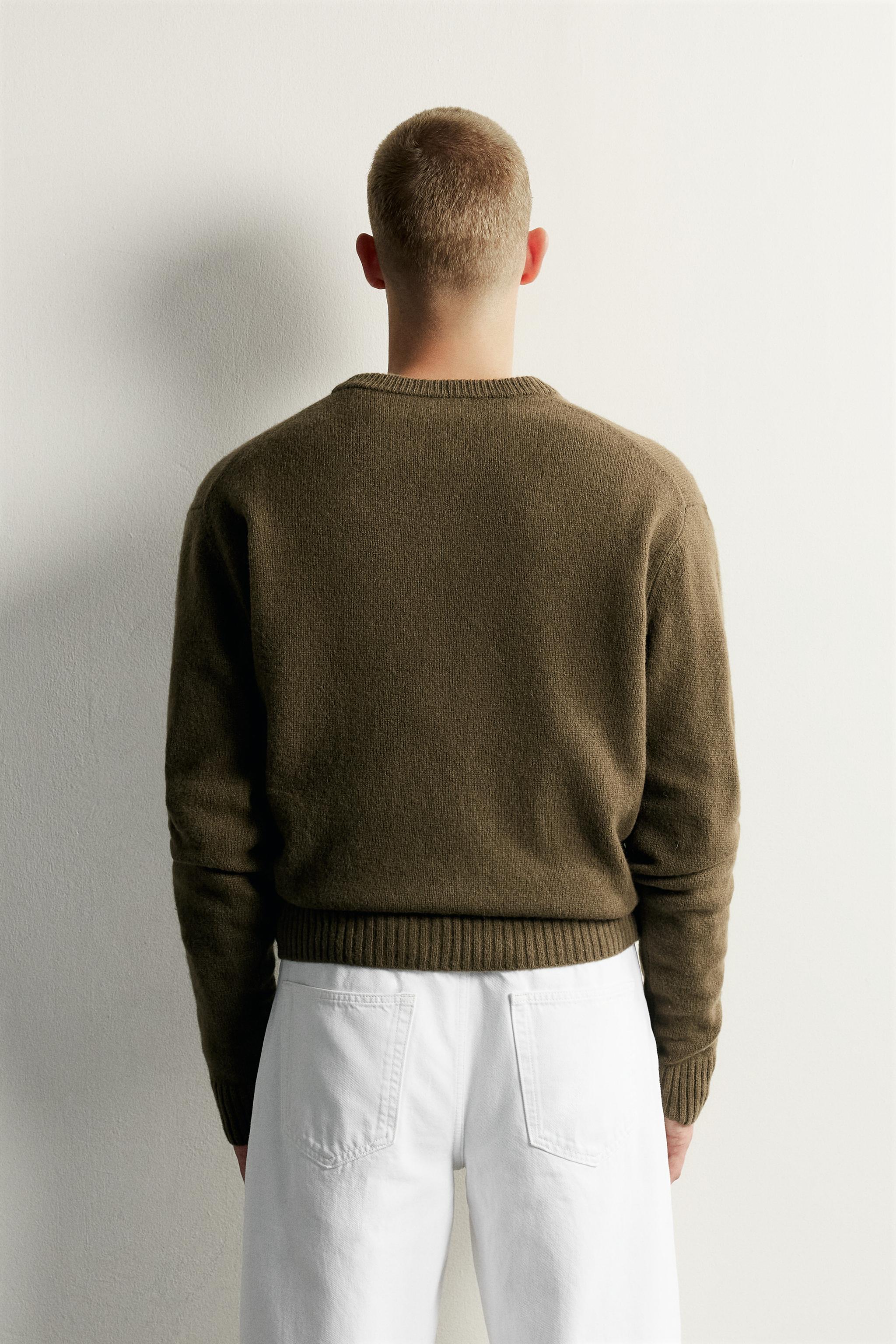 PULL 100 % LAINE COL EN V