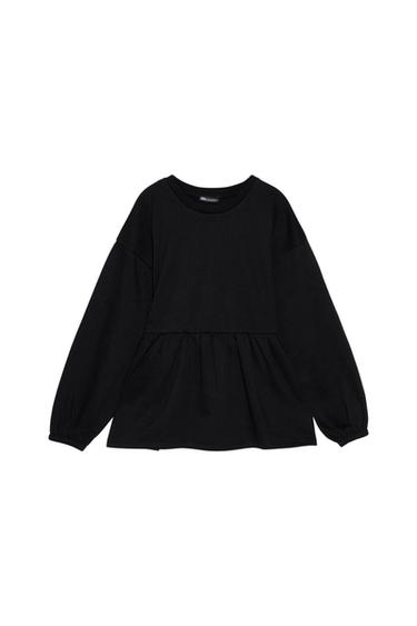 PEPLUM SWEATSHIRT