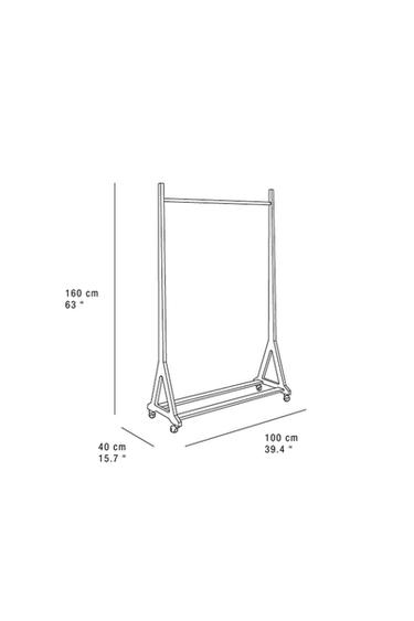 ASH WOOD CLOTHES RACK - Brown by Zara - Image 7