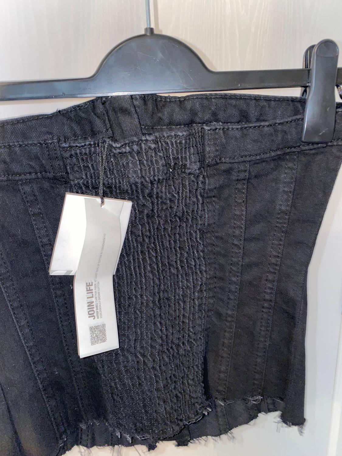 DENIM TRF CORSETRY-INSPIRED TOP - Image 5