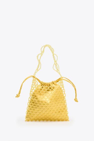 MINI SACA ABALORIOS - Amarillo de Zara