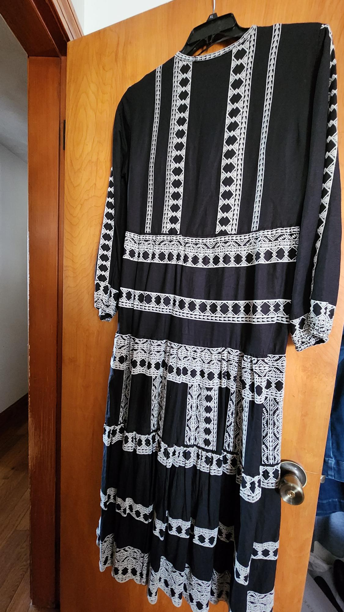 EMBROIDERED MIDI DRESS - Image 2