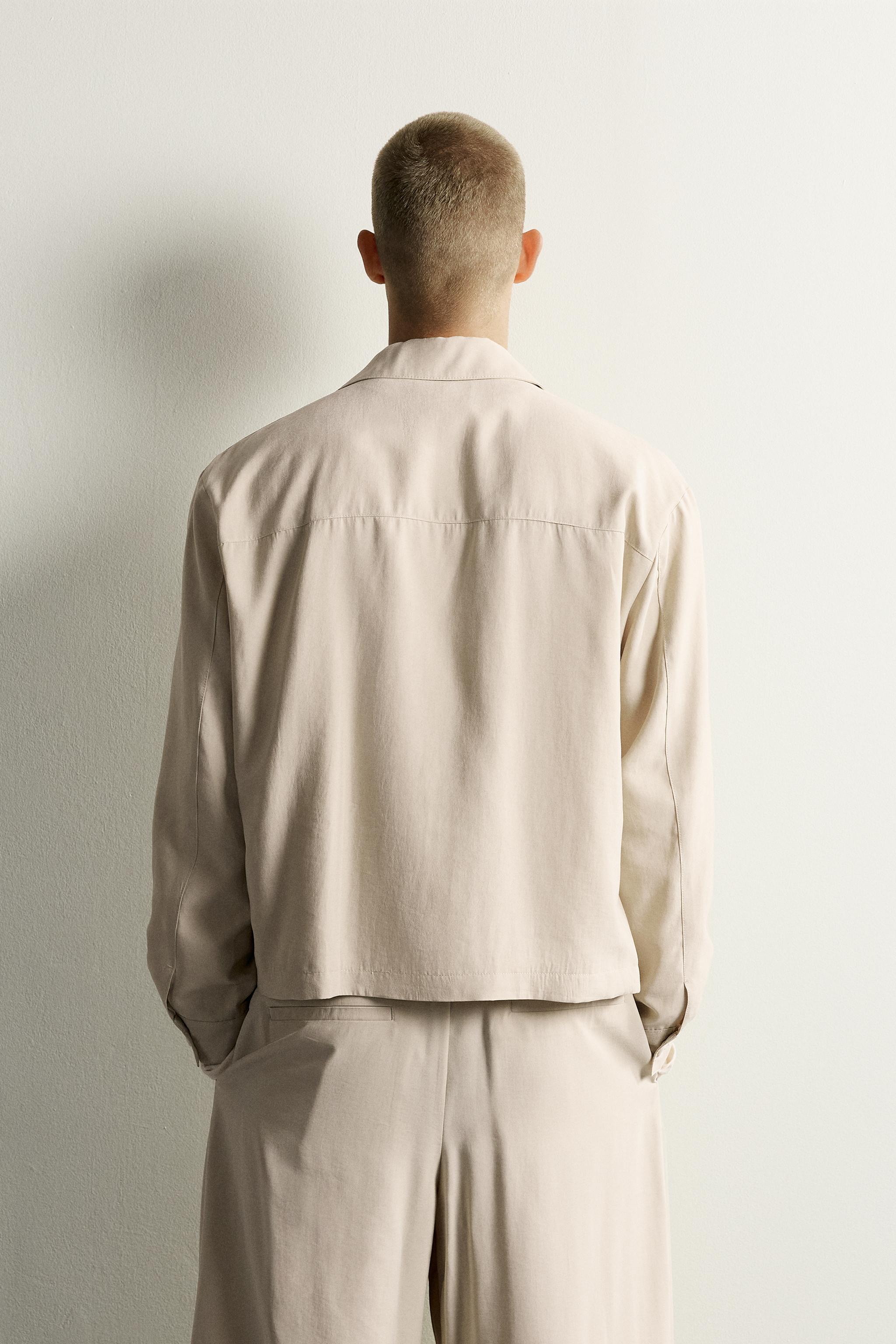 Zara FLUID BOXY FIT OVERSHIRT — фото 3