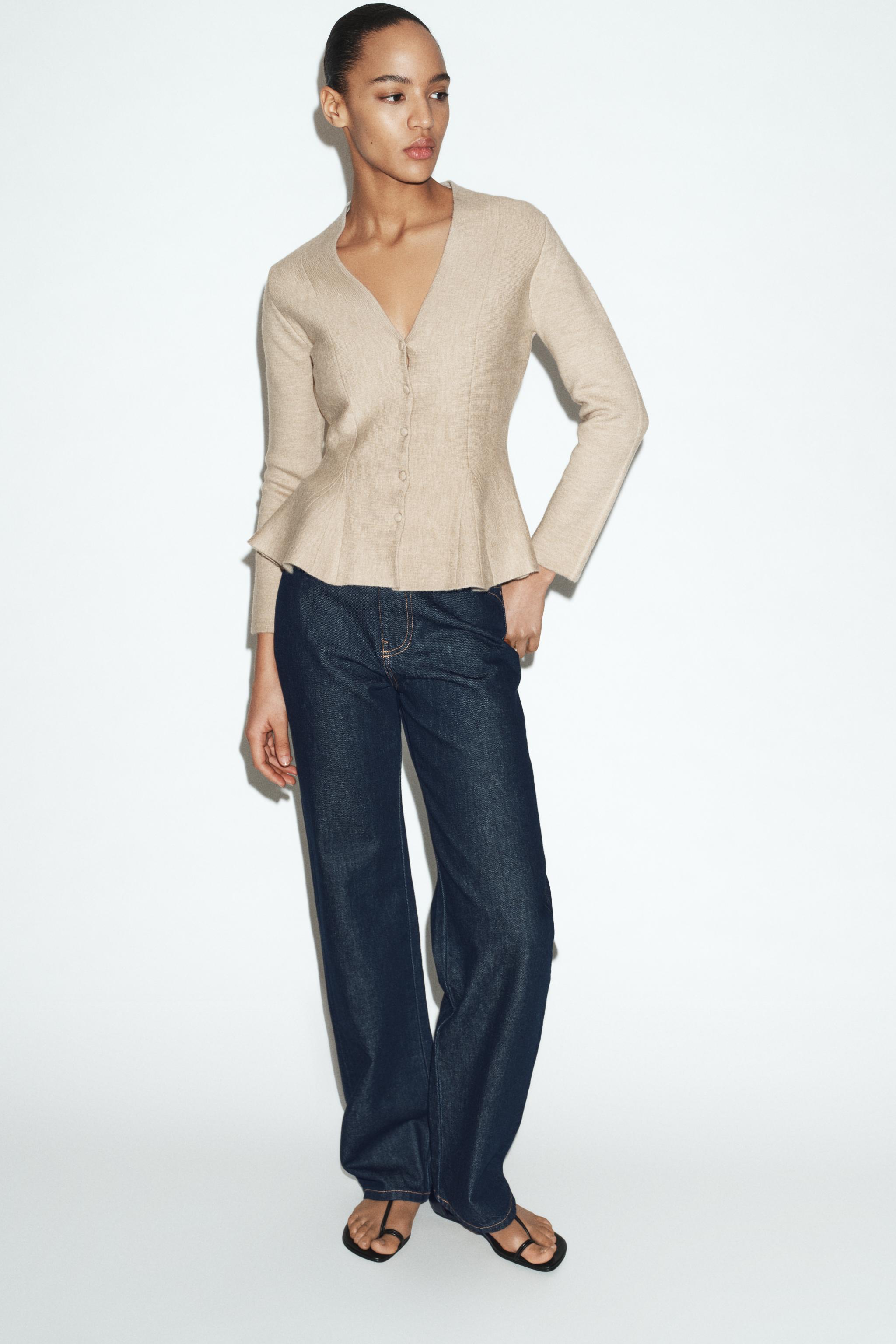 GILET EN MAILLE PEPLUM