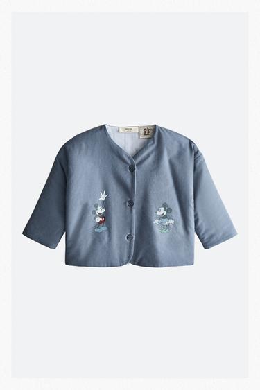 Zara KIDS' MICKEY & MINNIE ©DISNEY CARDIGAN - Blue