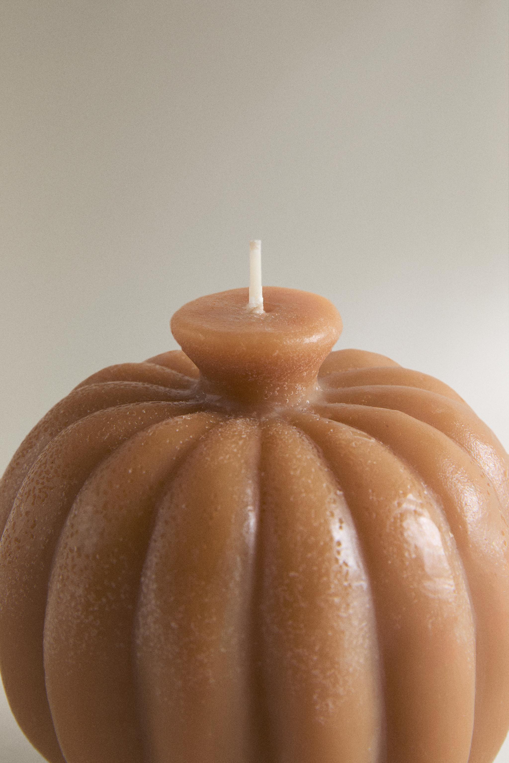 (555 G) PUMPKIN SPICE SCENTED CANDLE — Pumpkin