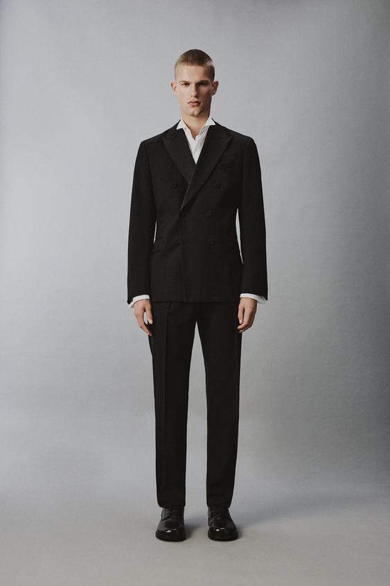 REGULAR FIT PLEATED TUXEDO PANTS from Zara - $99.90