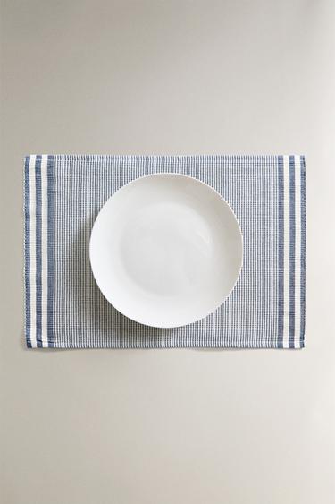 SET DE TABLE RAYURES (LOT DE 2) - Bleu de Zara - Image 4