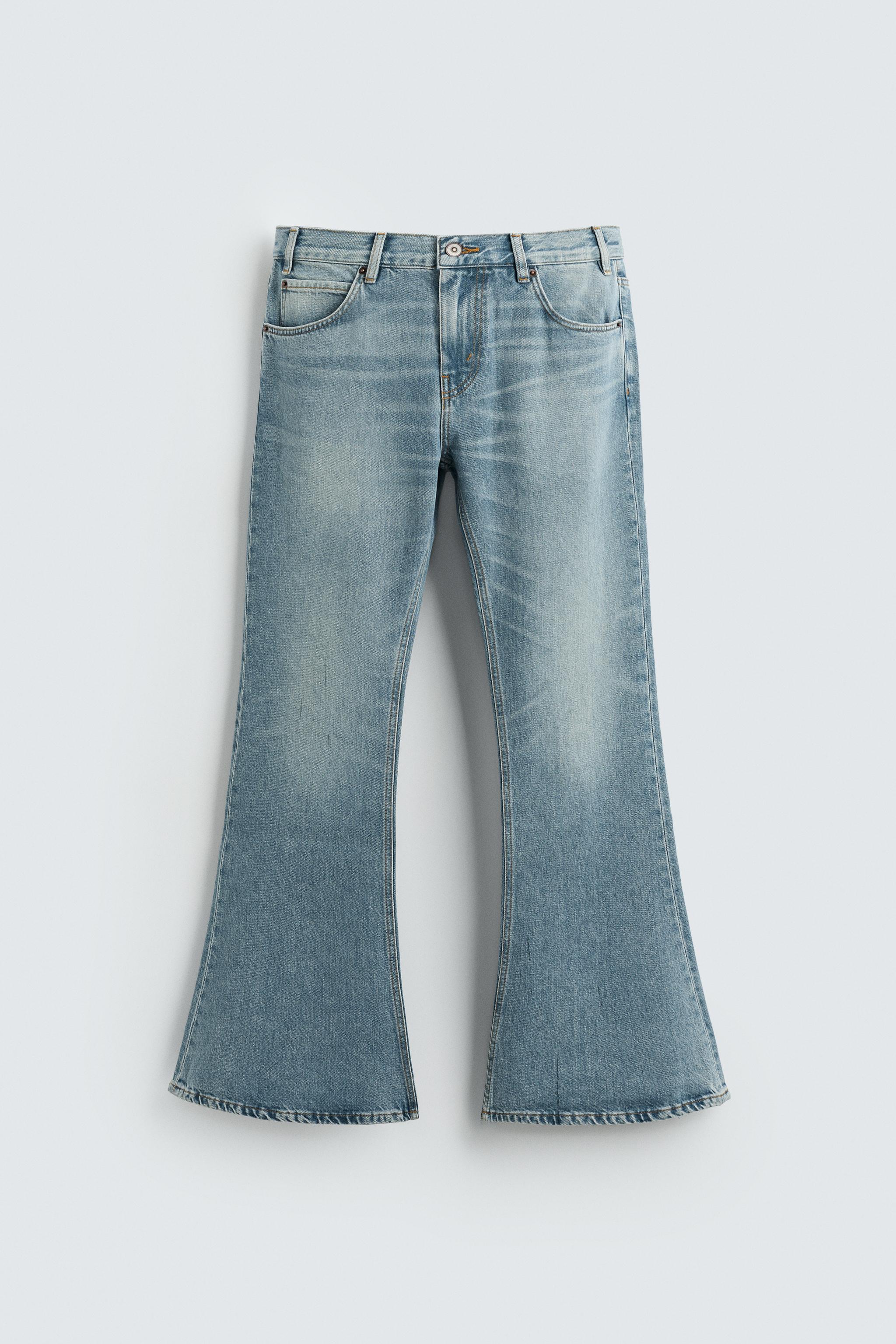 FLARE FIT JEANS - Charcoal | ZARA United States