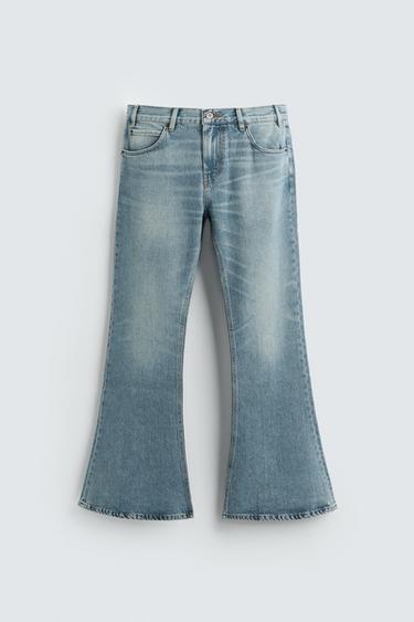 JEANS FLARE FIT - Azul claro de Zara