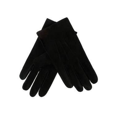 SEMIŠOVÉ KOŽENÉ RUKAVICE - Černá od Zara