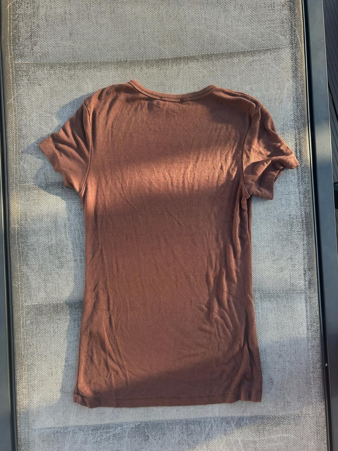 SHORT SLEEVE VISCOSE T-SHIRT - Image 3