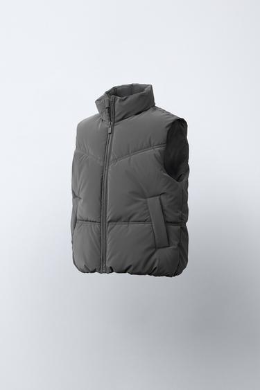 جيليه مبطن - رمادي أنثراسايت by Zara