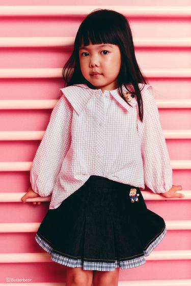 BUTTERBEAR © DENIM SKIRT - Blue by Zara