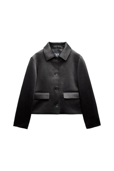 ZW COLLECTION SATIN JACKET