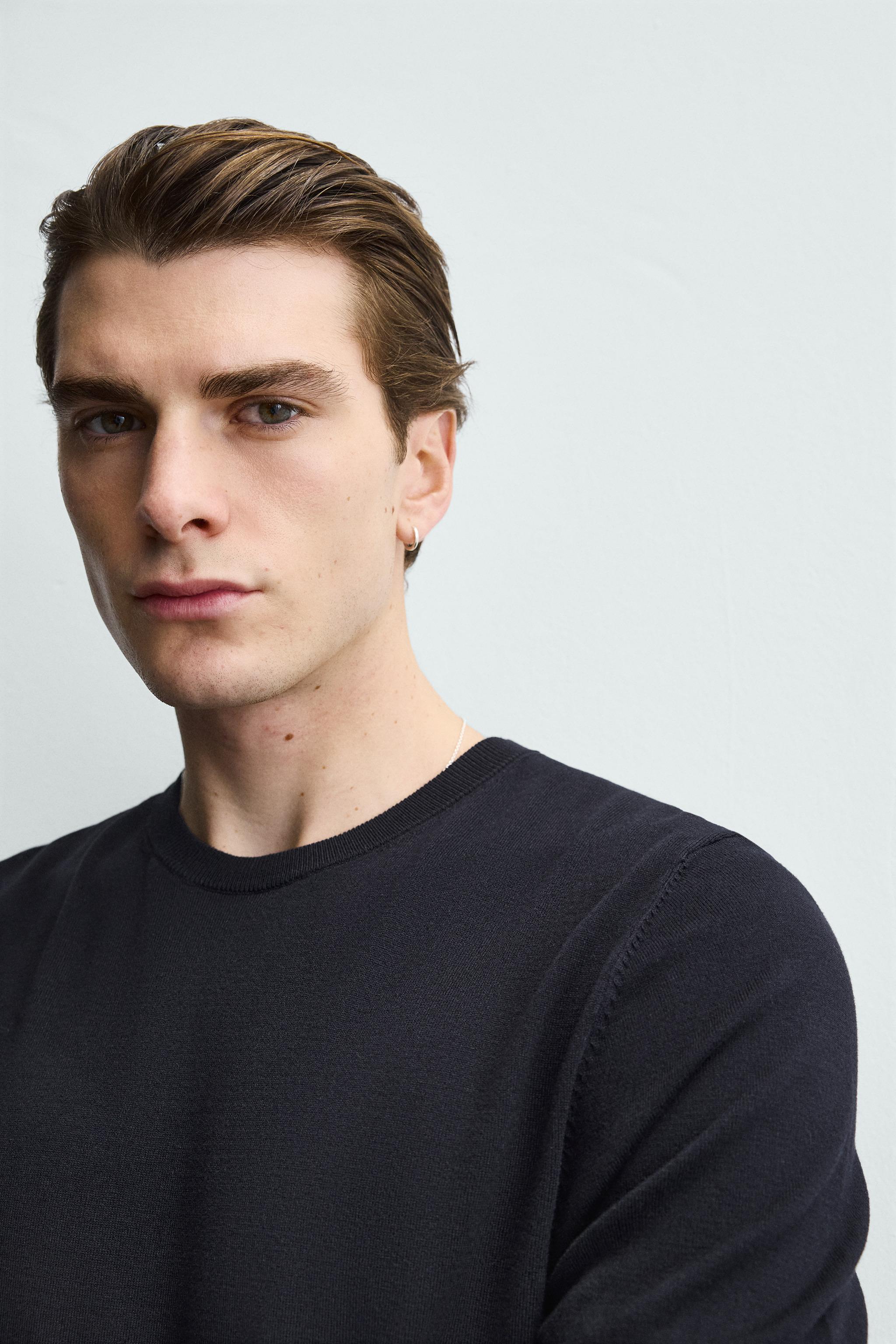 T-SHIRT EN MAILLE COUPE REGULAR