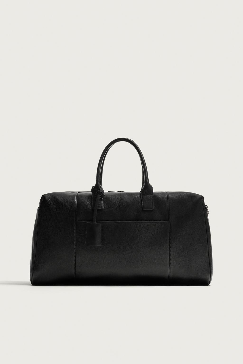 Leather Travel Bag — Men's
