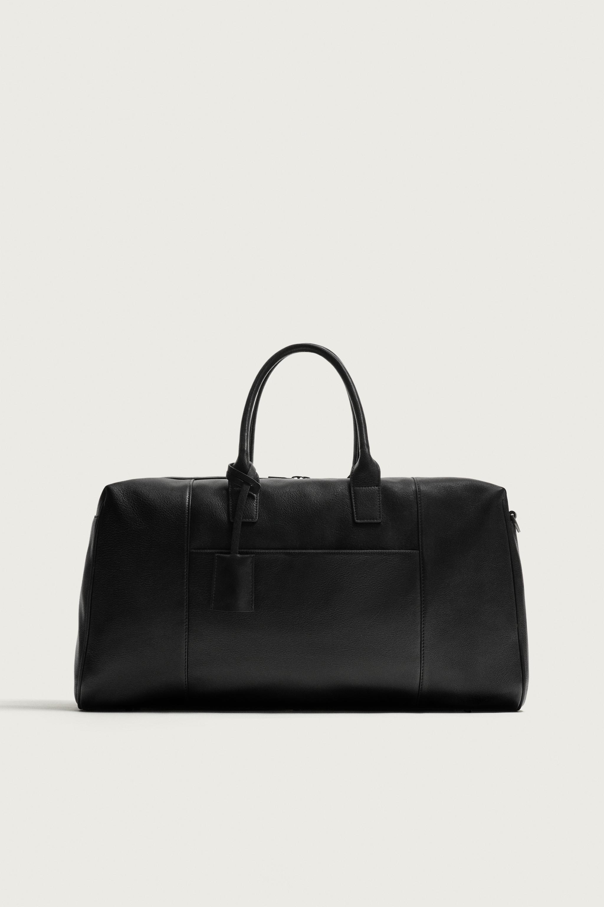 Мужские сумки Zara LEATHER TRAVEL — фото 4