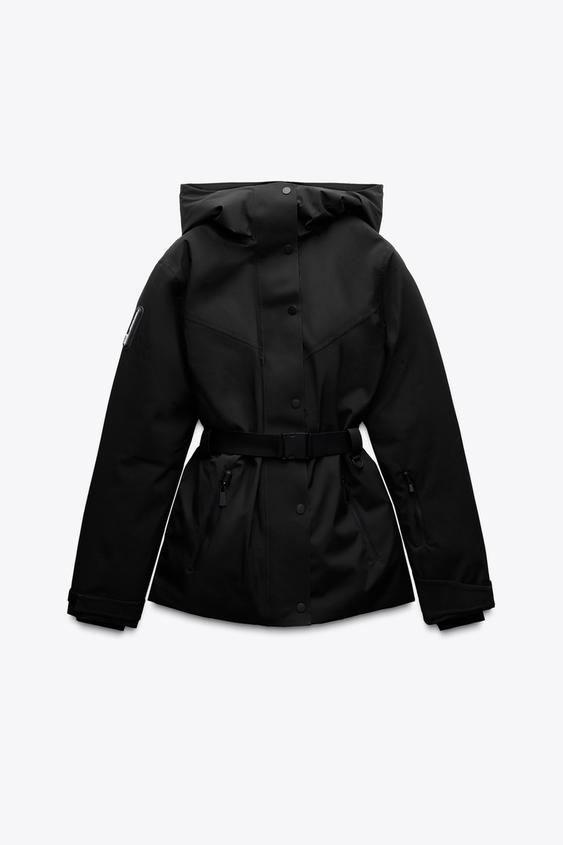 ZARA ウォーター＆ウィンドプルーフ SKI COLLECTION 解い 黒 S
