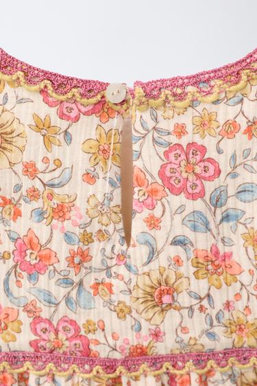 FLORAL PRINT DRESS - Multicoloured by Zara - Image 3