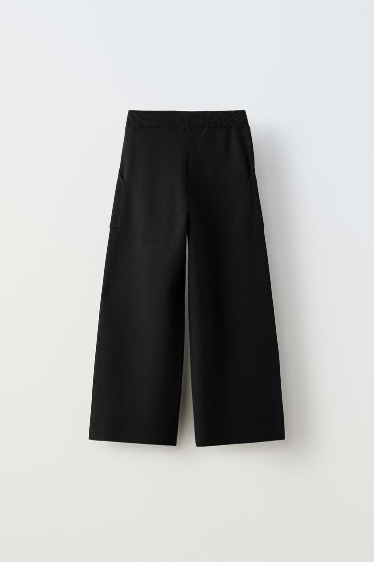 KNIT TROUSERS WITH POCKETS