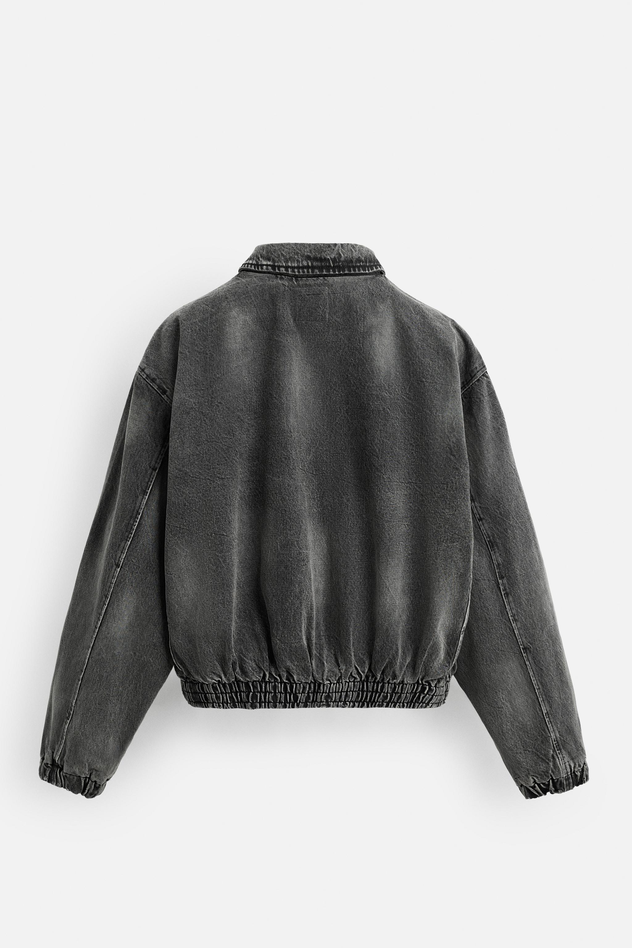 ★ZARA★ DENIM JACKET WITH POCKETS DENIM JACKET - Blue | ZARA United States