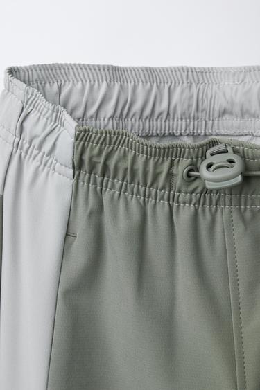 TECHNICAL JOGGER TROUSERS WITH SIDE STRIPE - Light green by Zara - Image 3
