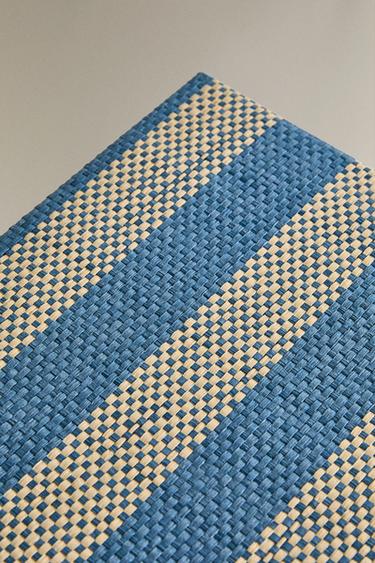 KIDS' COLLAPSIBLE STRIPED BASKET - Blue by Zara - Image 3