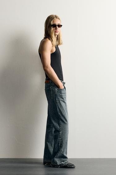 JEAN COUPE FLARE - Bleu / Vert de Zara - Image 3
