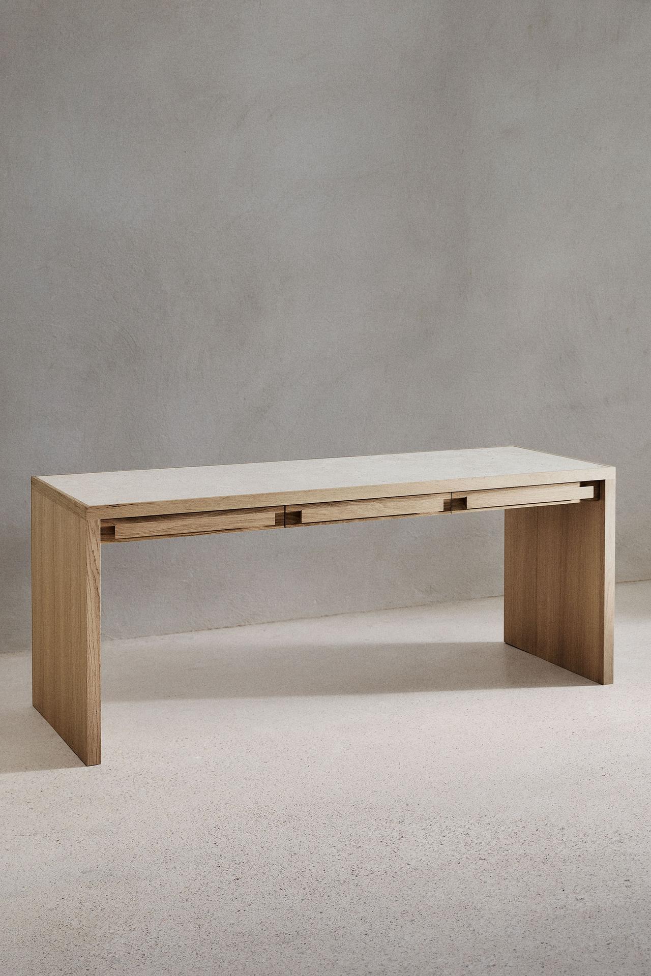DESK 02 — Light beige