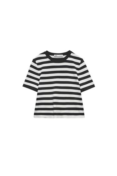 STRIPED KNIT TOP