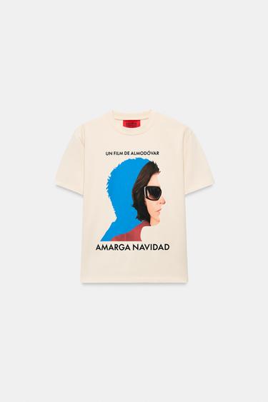 CAMISETA MANGA CORTA ALMODÓVAR - Rosa de Zara