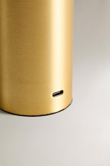 WIRELESS TABLE LAMP WITH PAPER LAMPSHADE - Golden by Zara - Image 3