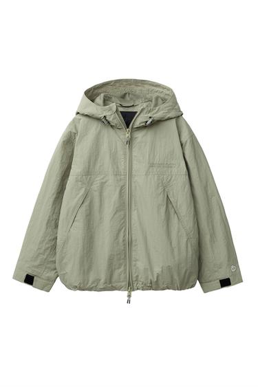 VODOODPOREN DEŽNI PLAŠČ S KAPUCO - Zelenkasta od Zare